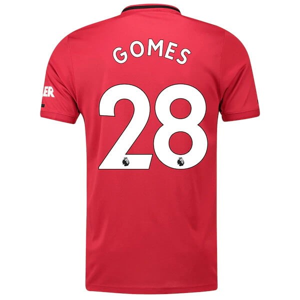 Camiseta Manchester United NO.28 Gomes Primera equipación 2019-2020 Rojo